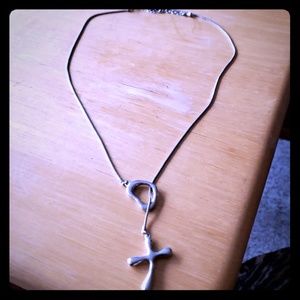 Heart and cross necklace